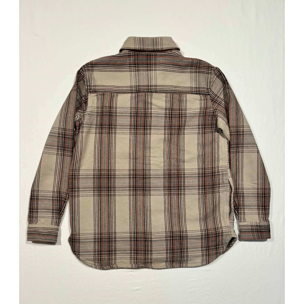 Carhartt Women Loose Fit Twill Shirt Jac Plaid XS TW5991-W Brown Tan New - Picture 11 of 11